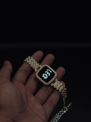 Ladies Digital Watch Square Shape
