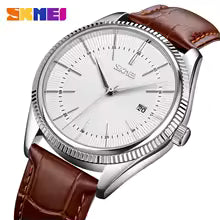 SKMEI Leather Srap Men's Watch