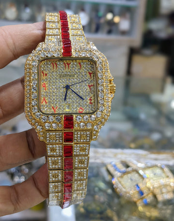 CARTIER square shape full diamond