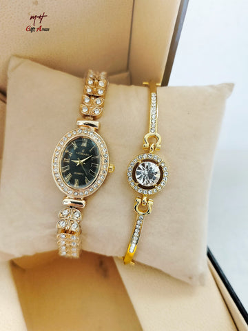 Richrado Ladies Watch + Bracelet gift set