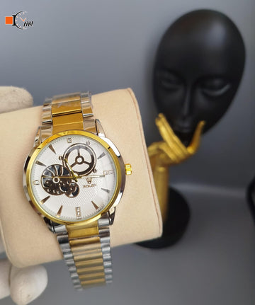 ROLEX STAINLESS STEEL CHAIN WATCH