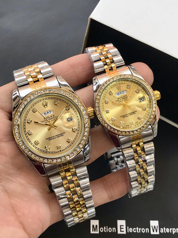 ROLEX STONE CASE WATCH