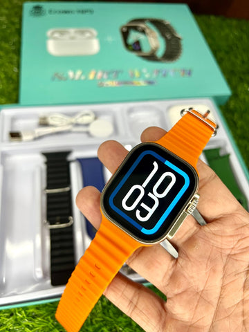 Crown H29 & WITH EARBUDS. LATEST MODEL &7+1+1 SMART WATCH