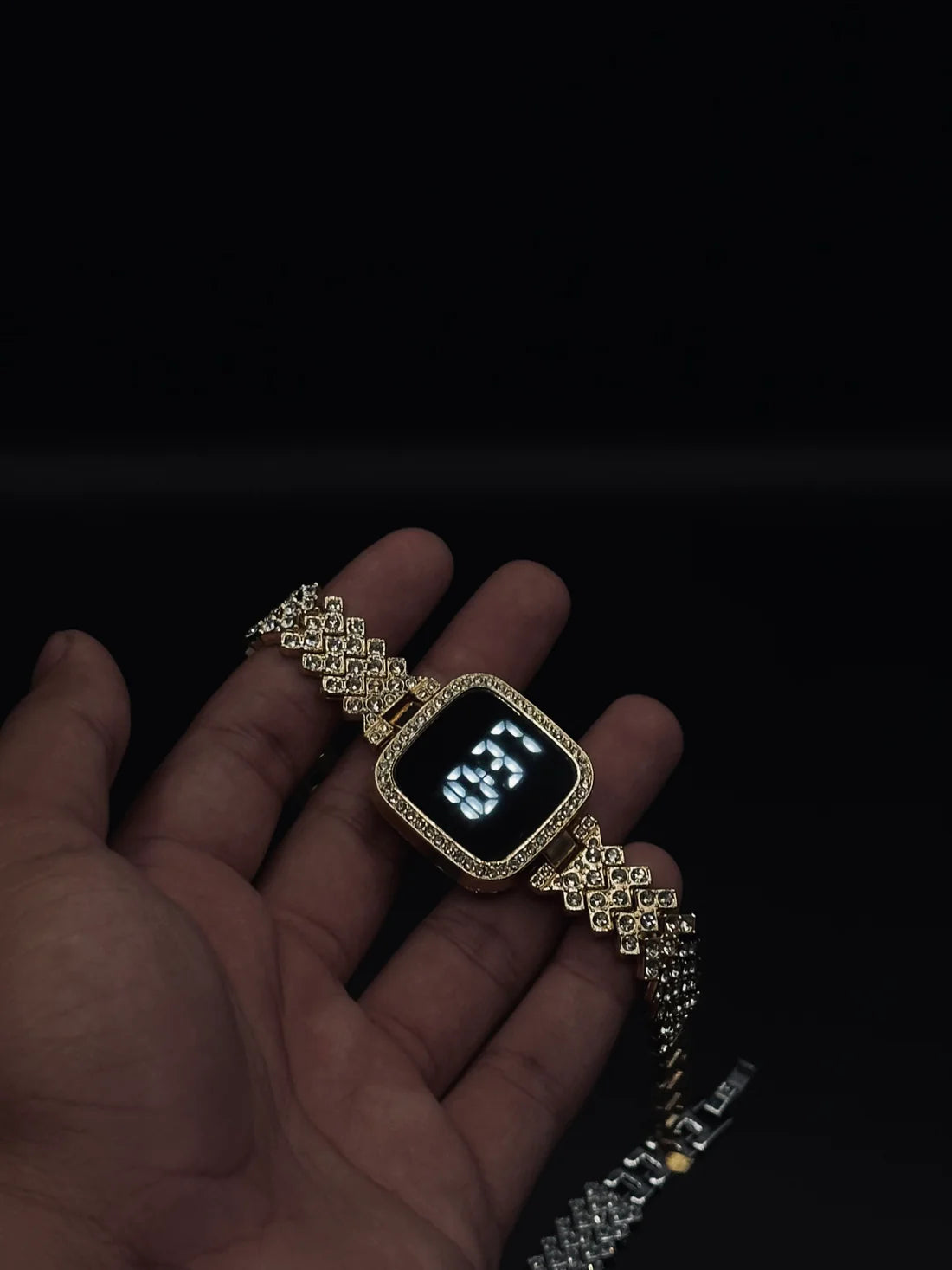 Ladies Digital Watch Square Shape
