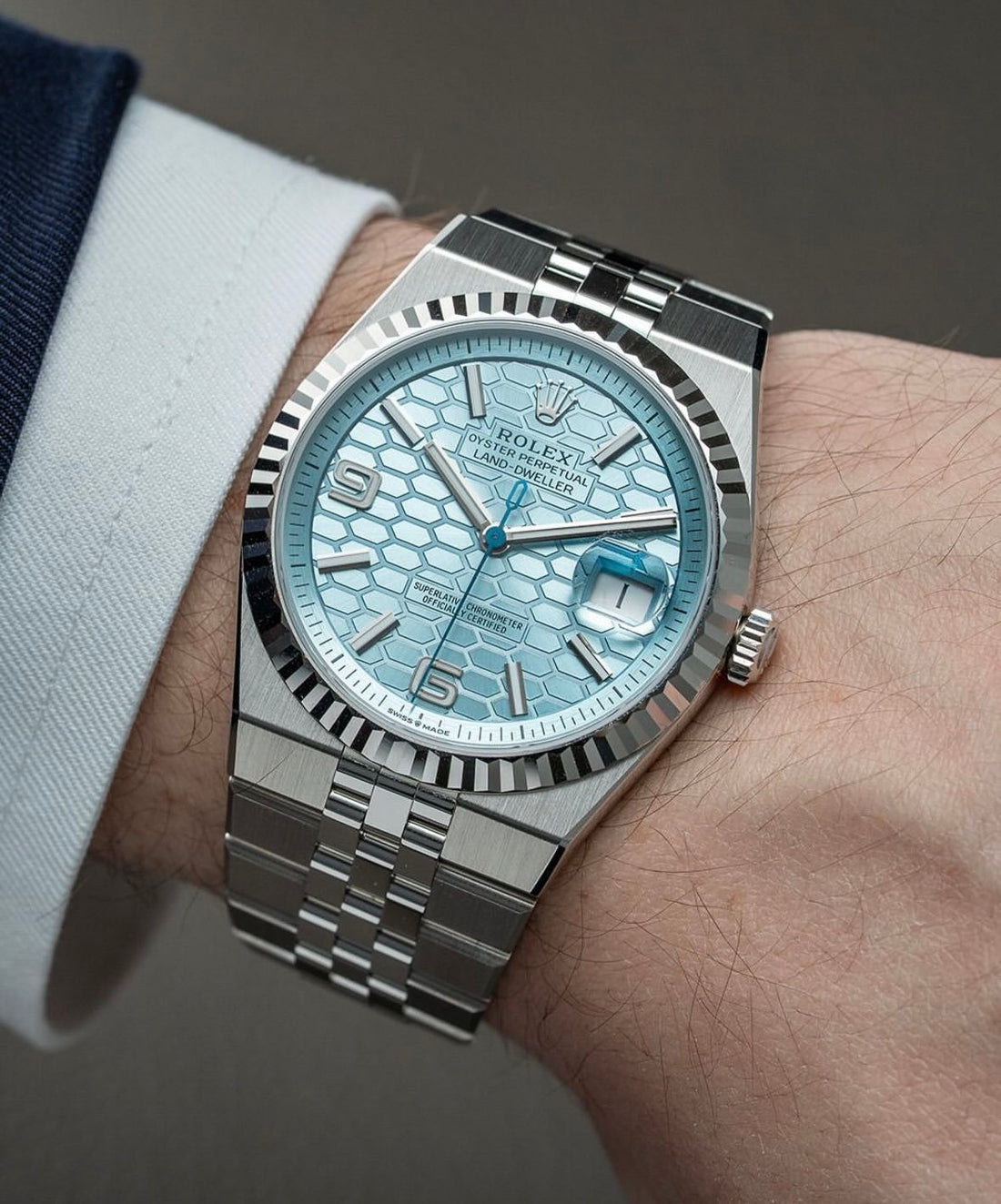 ROLEX LAND DWELLER SKY BLUE