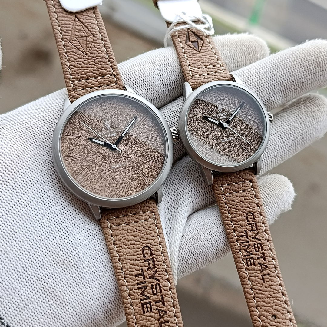 CRISTAL TIME COUPLE WATCH