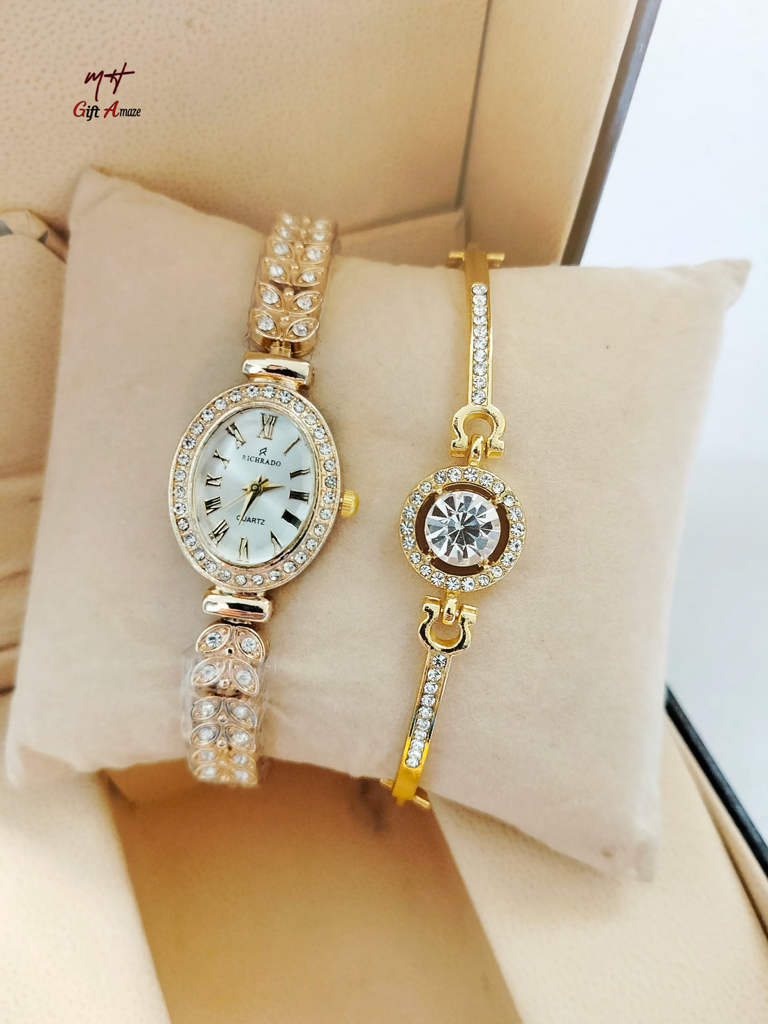 Richrado Ladies  Watch + Bracelet gift set