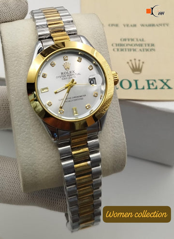 Rolex women stainless steel chain watch