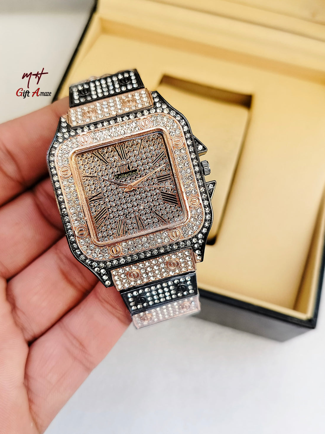 Cartier Full Stone Chain Watch