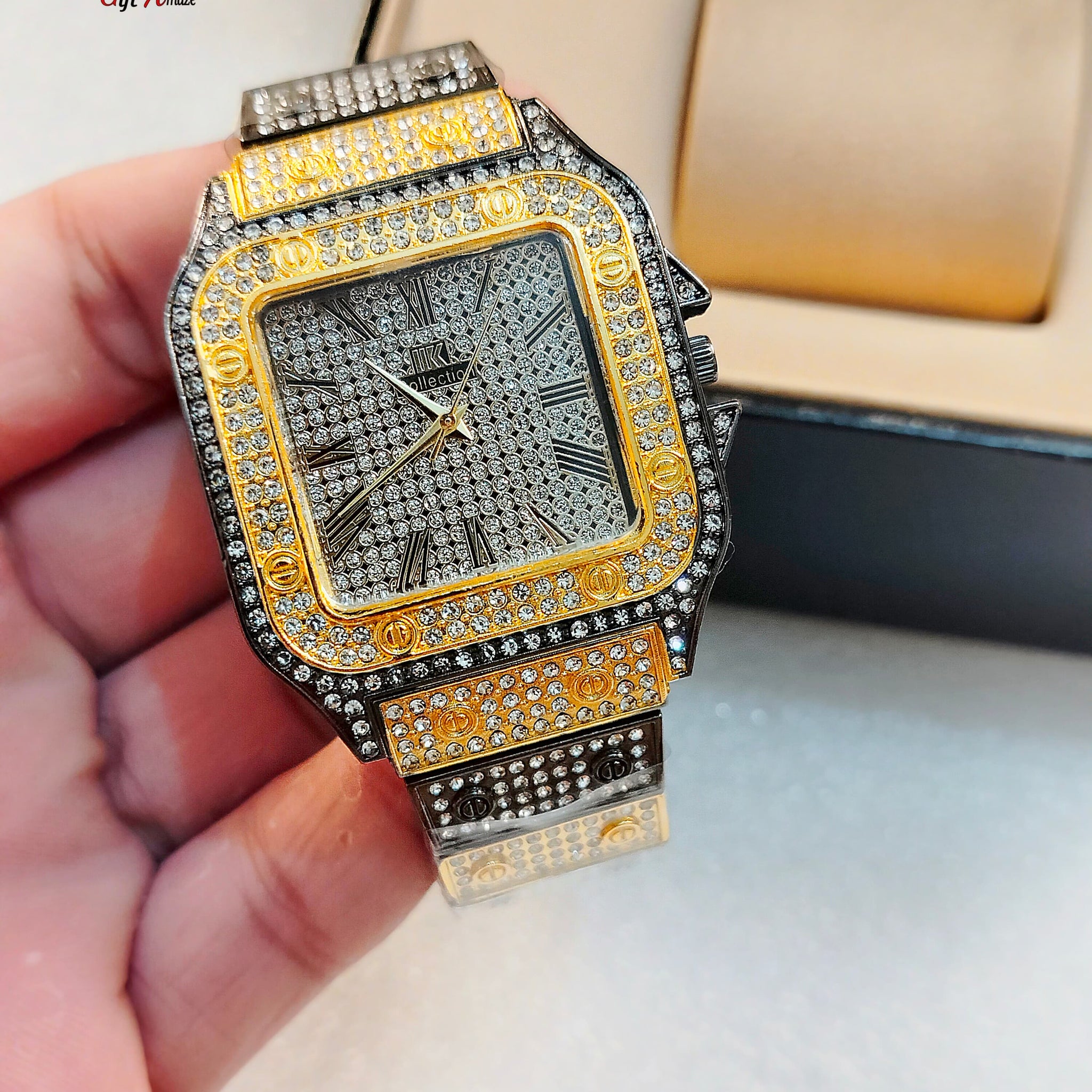 Cartier Full Stone Chain Watch
