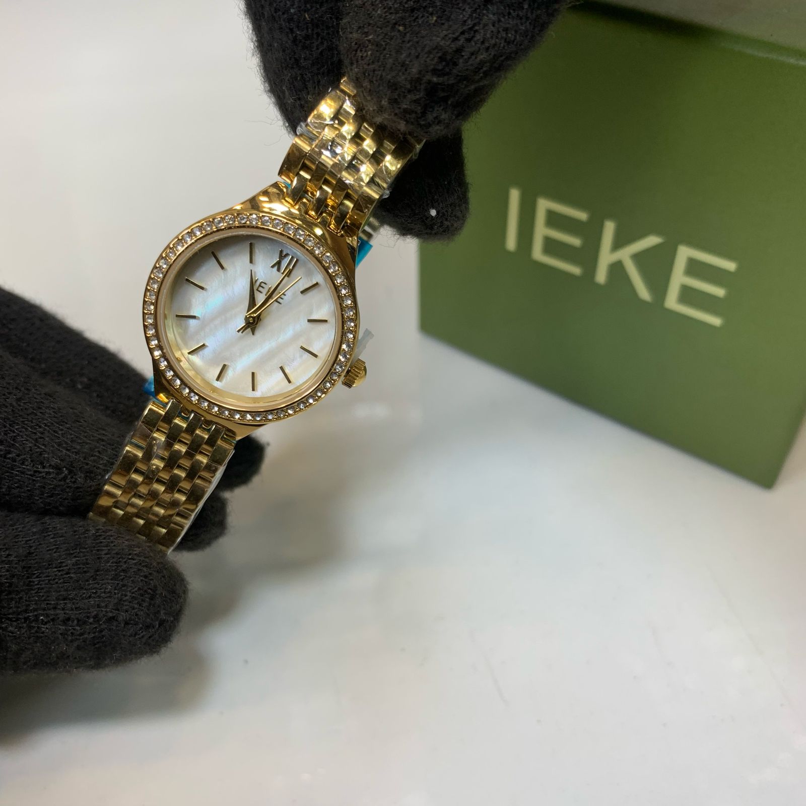 IEKE women steel chain watch