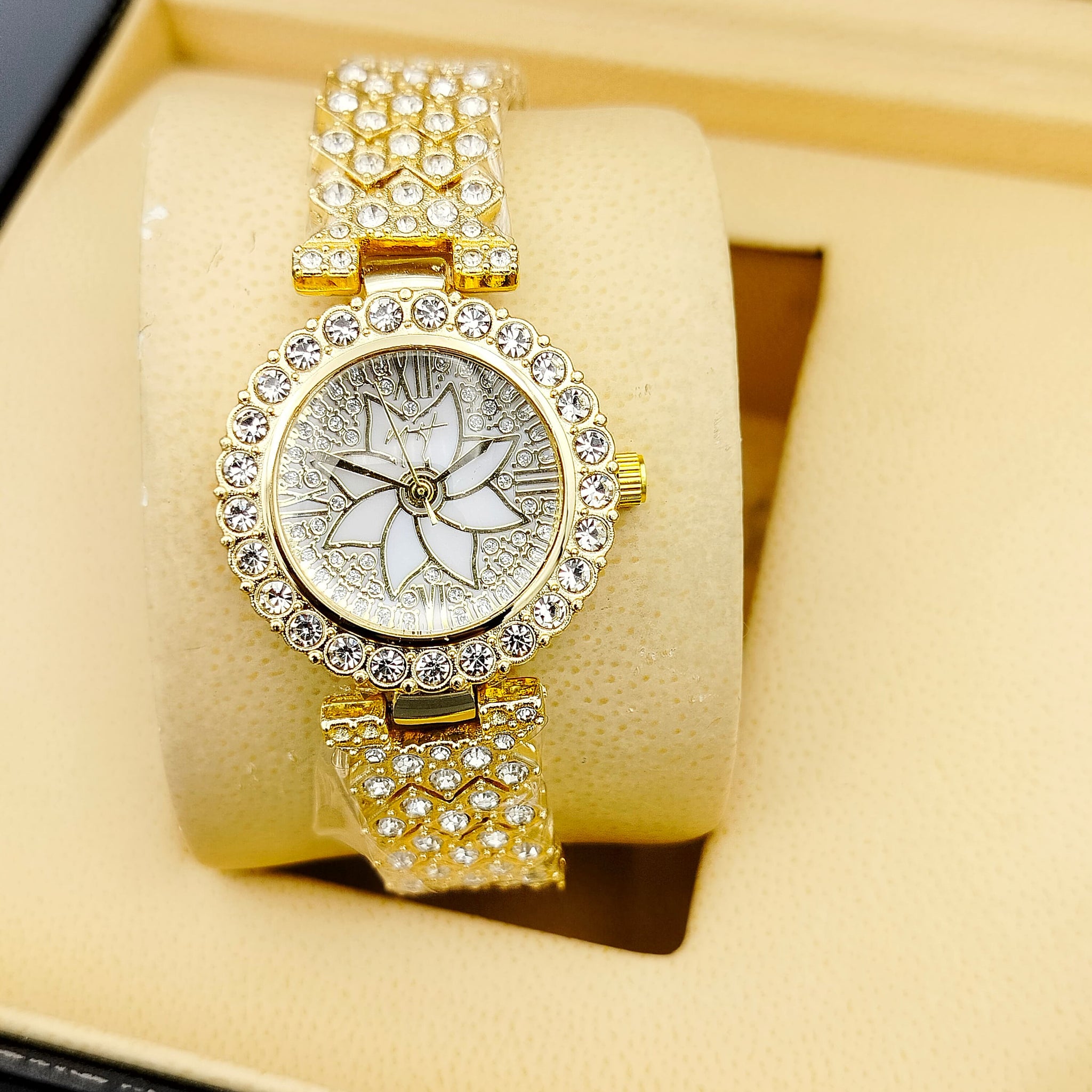MH Stone Ladies Jewellery Watch