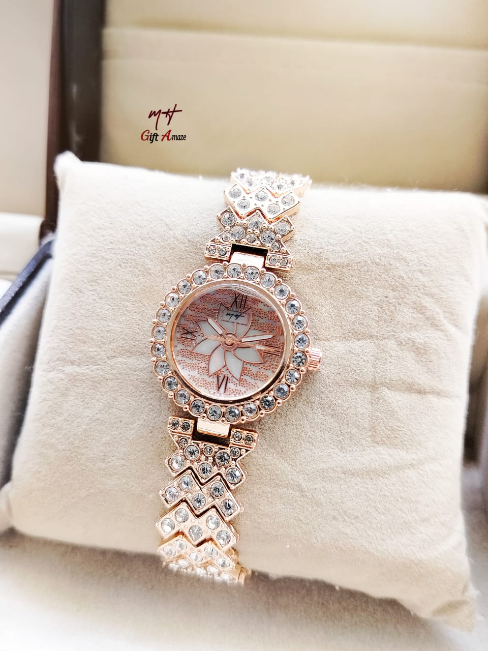 MH Stone Ladies Jewellery Watch