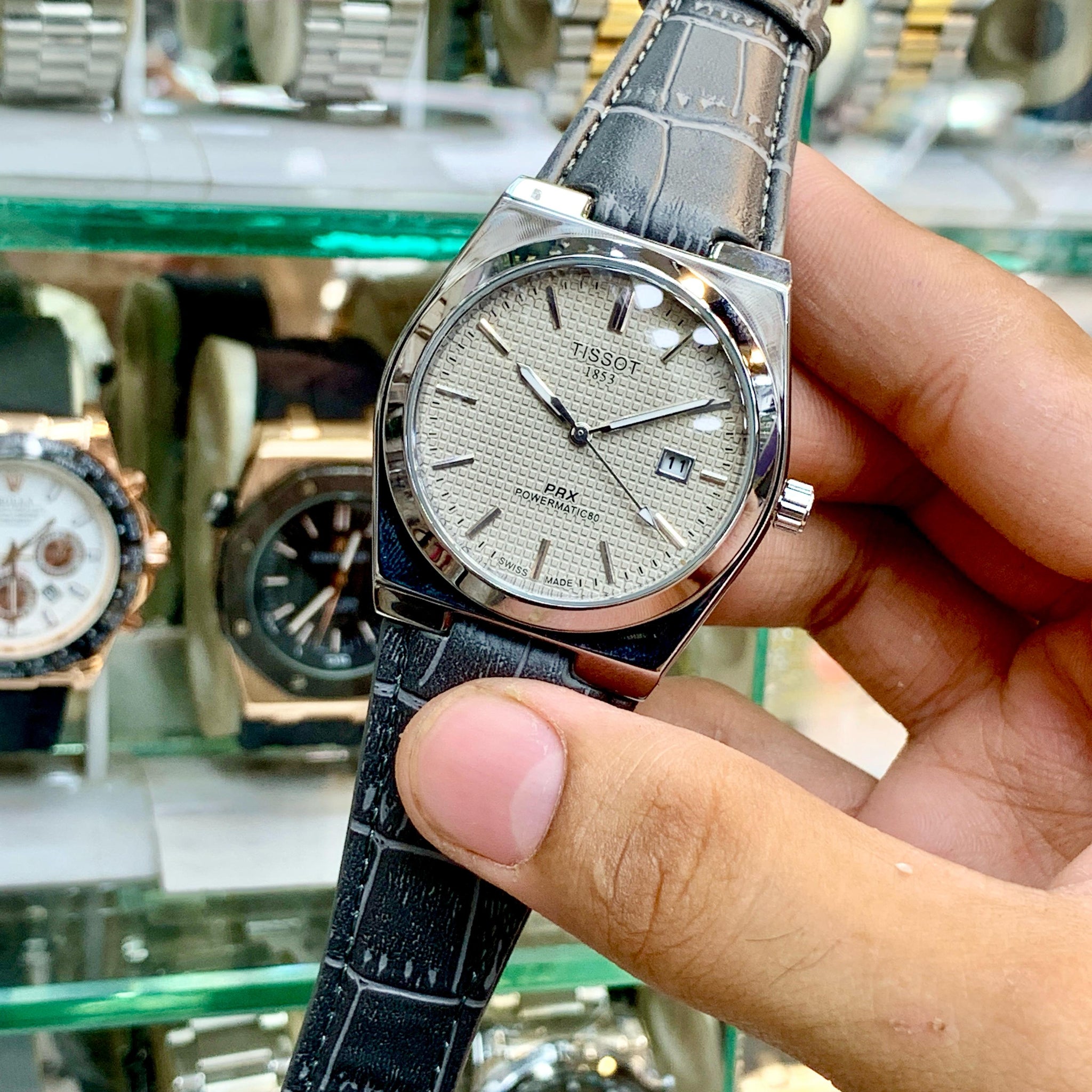 NEW TISSOT PRX MODEL LEATHER STRAP