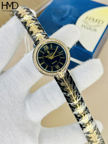 CRYSTAL TIME CHAIN WATCH