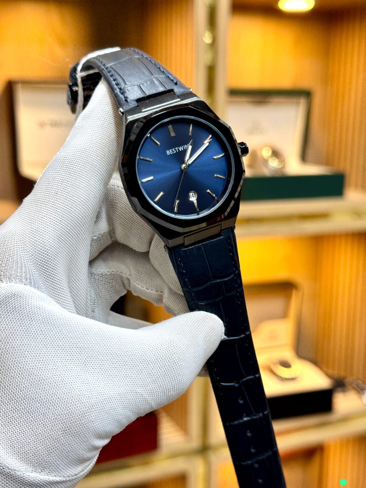 BESTWIN (orignal) leather strap watch