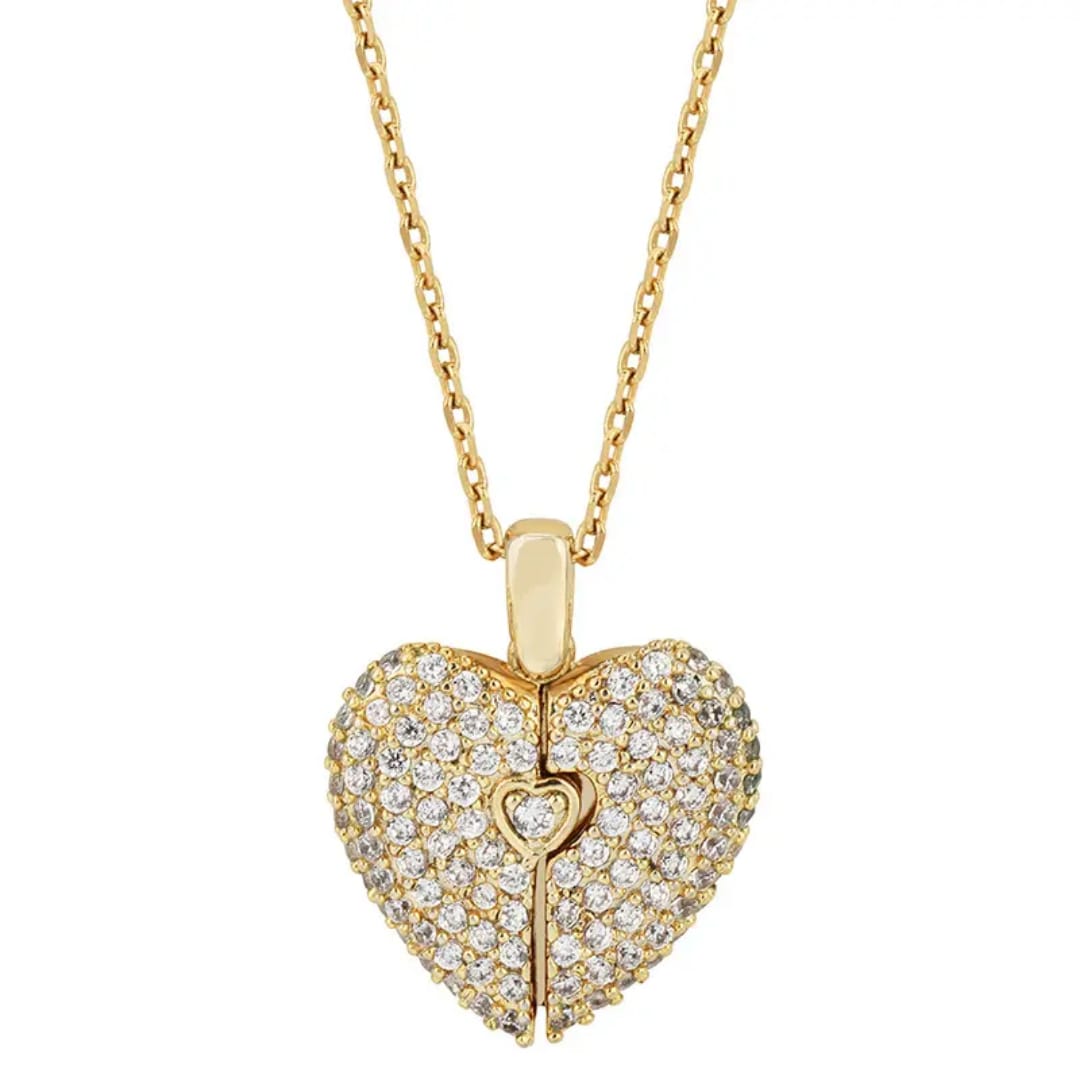 Heart Shape stainless steel locket chain