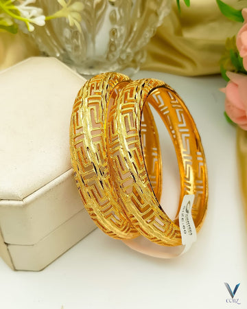 Fancy Gold plated Versace Bangles