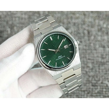 Tissot PRX SILVER Chain Watch GREEN