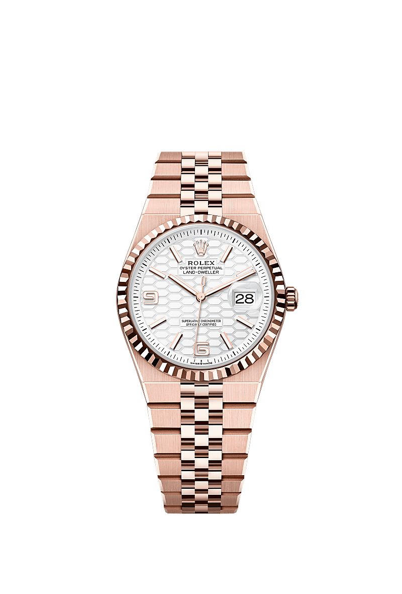 ROLEX LAND DWELLER ROSE GOLD