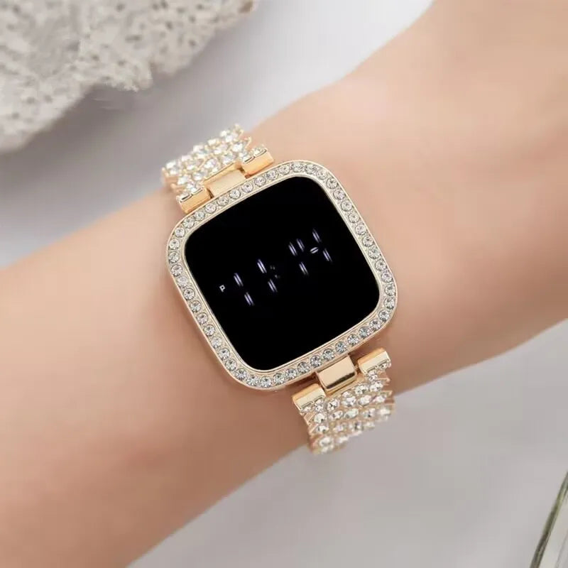 DIAMOND LED LADIES WATCH