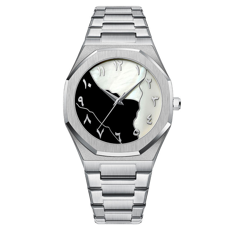 ARABIC AURA WATCH (STAINLESS STEEL)